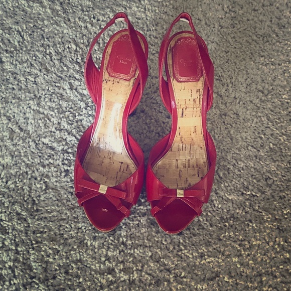 Classic Red Dior Heels still in great condition - Picture 1 of 1